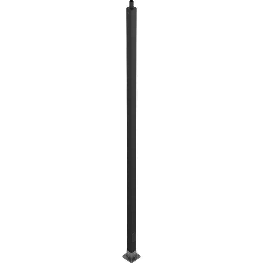 RAB CS-15WT Composite Square Light Pole – 15 Ft Mounting Height – Anchor Base – Welded Tenon