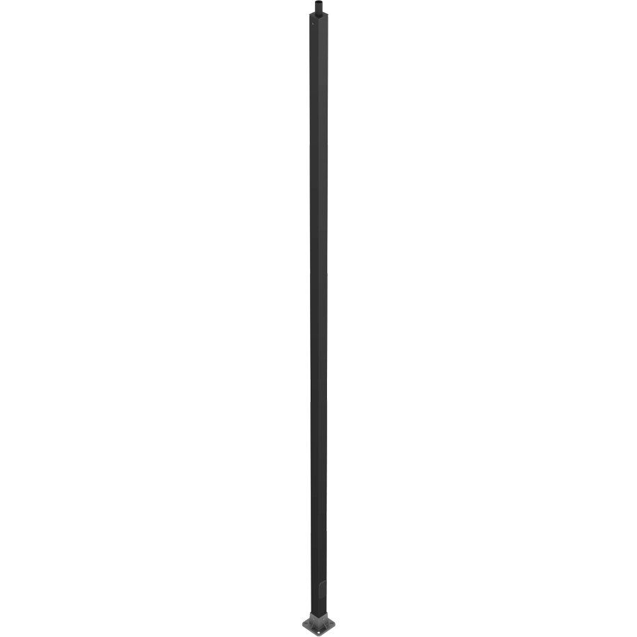 RAB CS-20WT Composite Square Light Pole – 20 Ft Mounting Height – Anchor Base – Welded Tenon