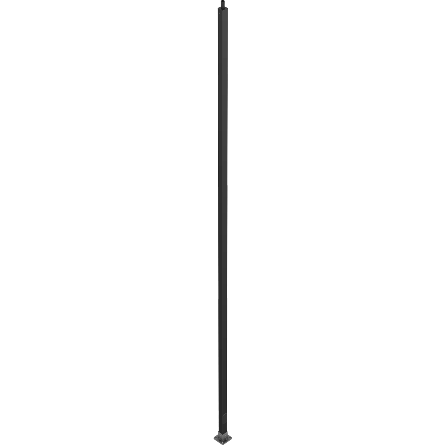 RAB CS-25WT Composite Square Light Pole – 25 Ft Mounting Height – Anchor Base – Welded Tenon