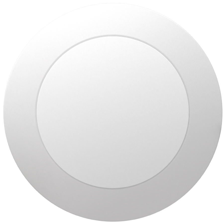 RAB DISK34-6 DSK34 LED Disk Light – 6" Round – 15W – Selectable 3000K/3500K/4000K/5000K/6500K – 1238-1352 Lumens – 120V – TRIAC Dimmable – 90 CRI – White Finish