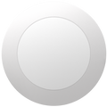 RAB DISK34-6 DSK34 LED Disk Light – 6" Round – 15W – Selectable 3000K/3500K/4000K/5000K/6500K – 1238-1352 Lumens – 120V – TRIAC Dimmable – 90 CRI – White Finish