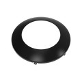 RAB DISK34-TRIM-4-BLK DSK34 4" Round Smooth Trim – Black Finish