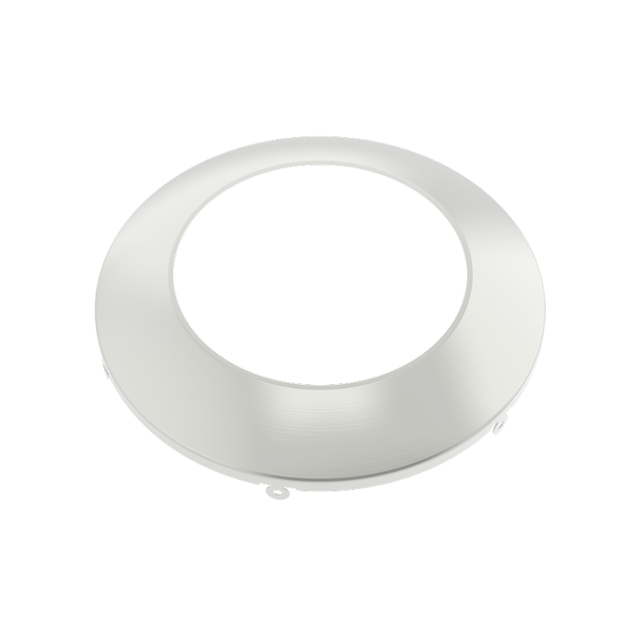 RAB DISK34-TRIM-4-BN DSK34 4" Round Smooth Trim – Brushed Nickel Finish
