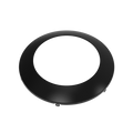 RAB DISK34-TRIM-6-BLK DSK34 6" Round Smooth Trim – Black Finish