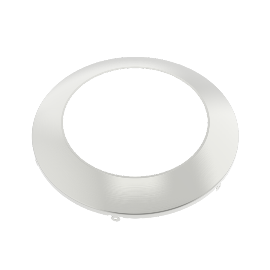 RAB DISK34-TRIM-6-BN DSK34 6" Round Smooth Trim – Brushed Nickel Finish