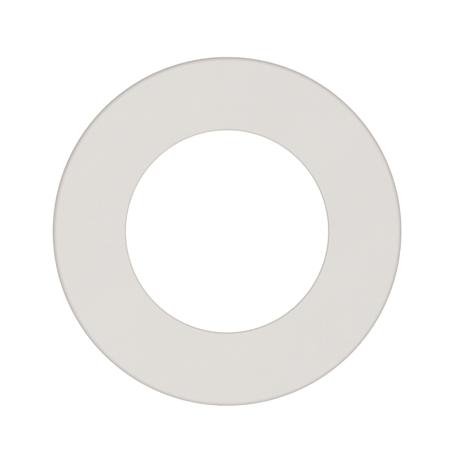 RAB DL6-8GOOF/R/P/CRLEDFA Recessed Downlight Goof Ring – 6in–8in – Round – White Finish