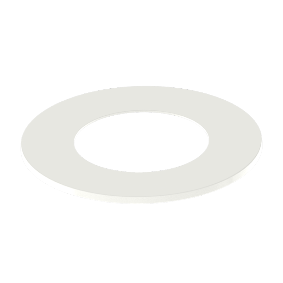 RAB DL6-8GOOF/R/P/P6 Recessed Downlight Goof Ring for C6R12/18/249FAUNVX – 6in–8in – Round – White Finish