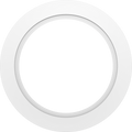 RAB DL6-8GOOF/R/P Recessed Downlight Goof Ring Extender Kit – 6in–8in – White Finish