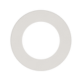 RAB DL8-10GOOF/R/P/CRLEDFA Recessed Downlight Goof Ring – 8in–10in – Round – White Finish