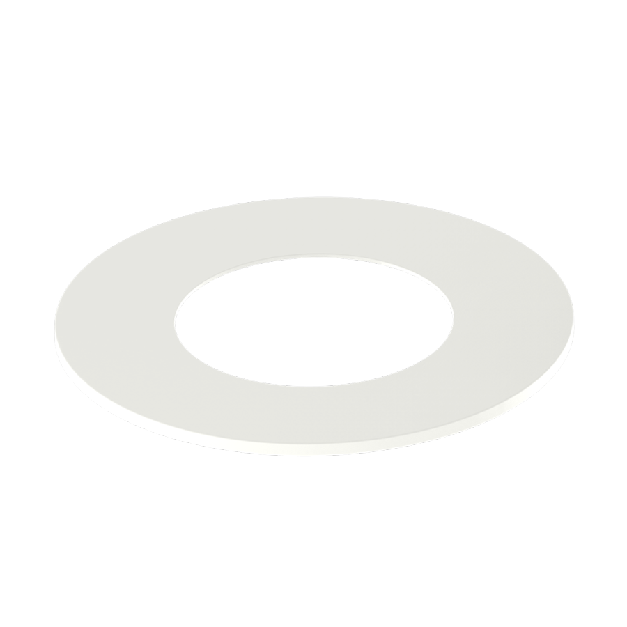 RAB DL8-10GOOF/R/P/P8 Recessed Downlight Goof Ring for C8R34/46/599FAUNVX – 8in–10in – Round – White Finish