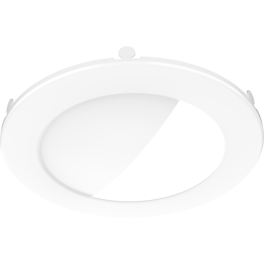 RAB DLTRIM-4RW-WW 4in Recessed Downlight Wall Wash Trim – Round – White Finish