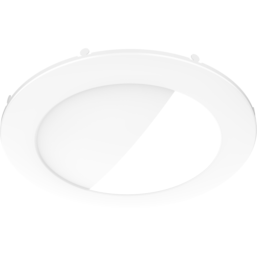 RAB DLTRIM-6RW-WW 6in Recessed Downlight Wall Wash Trim – Round – White Finish