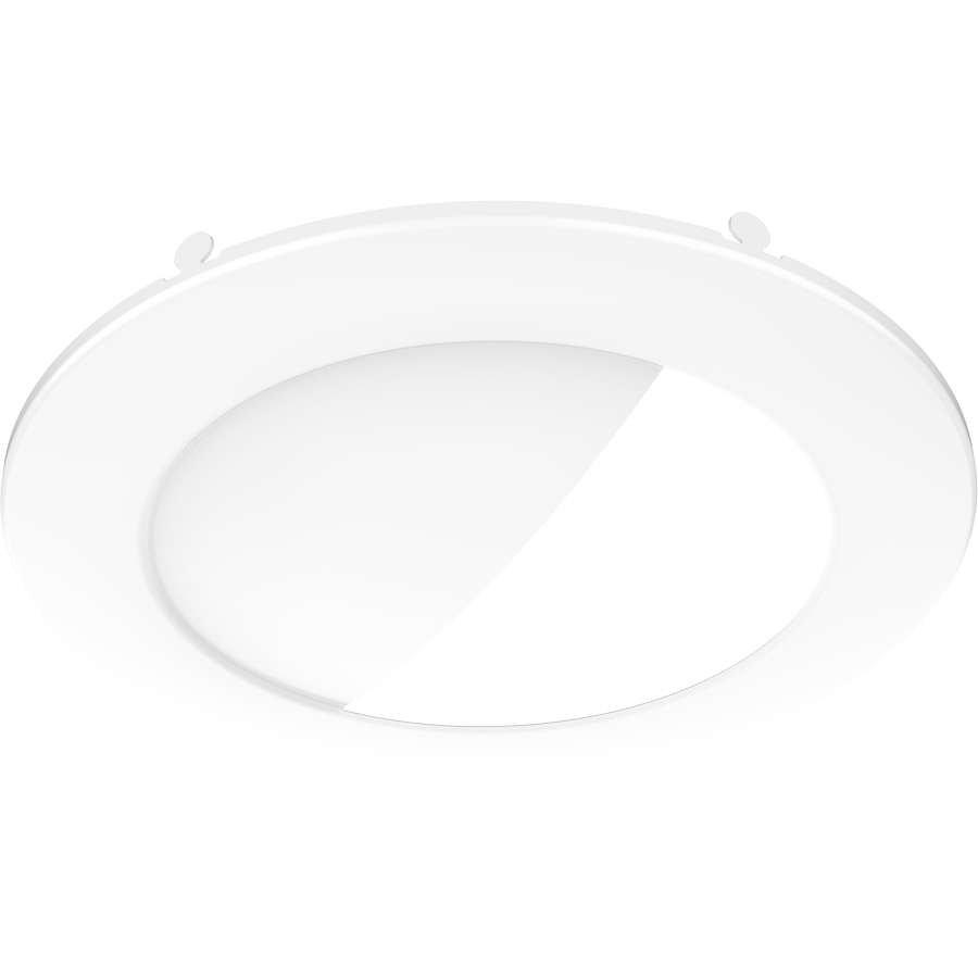 RAB DLTRIM-8RW-WW 8in Recessed Downlight Wall Wash Trim – Round – White Finish
