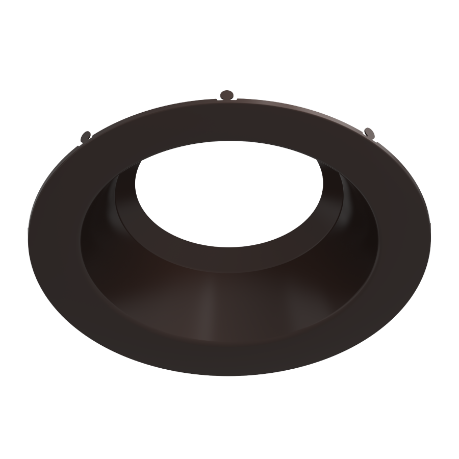 RAB DLTRIM/C8R24S-BRZ 8in Commercial Recessed Downlight Trim – 24W – Round – Smooth Trim – Deep Bronze Finish
