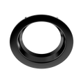 RAB DLTRIM/C8R33S-B 8in Commercial Recessed Downlight Trim – 33W – Round – Smooth Trim – Black Finish