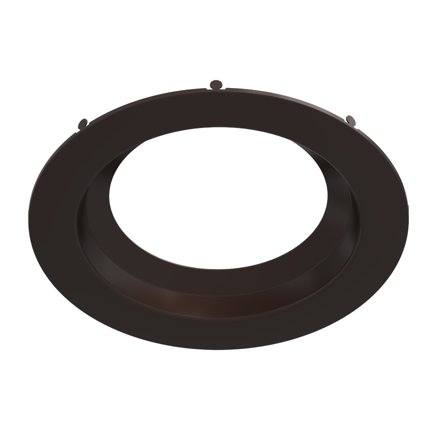 RAB DLTRIM/C8R33S-BRZ 8in Commercial Recessed Downlight Trim – 33W – Round – Smooth Trim – Deep Bronze Finish