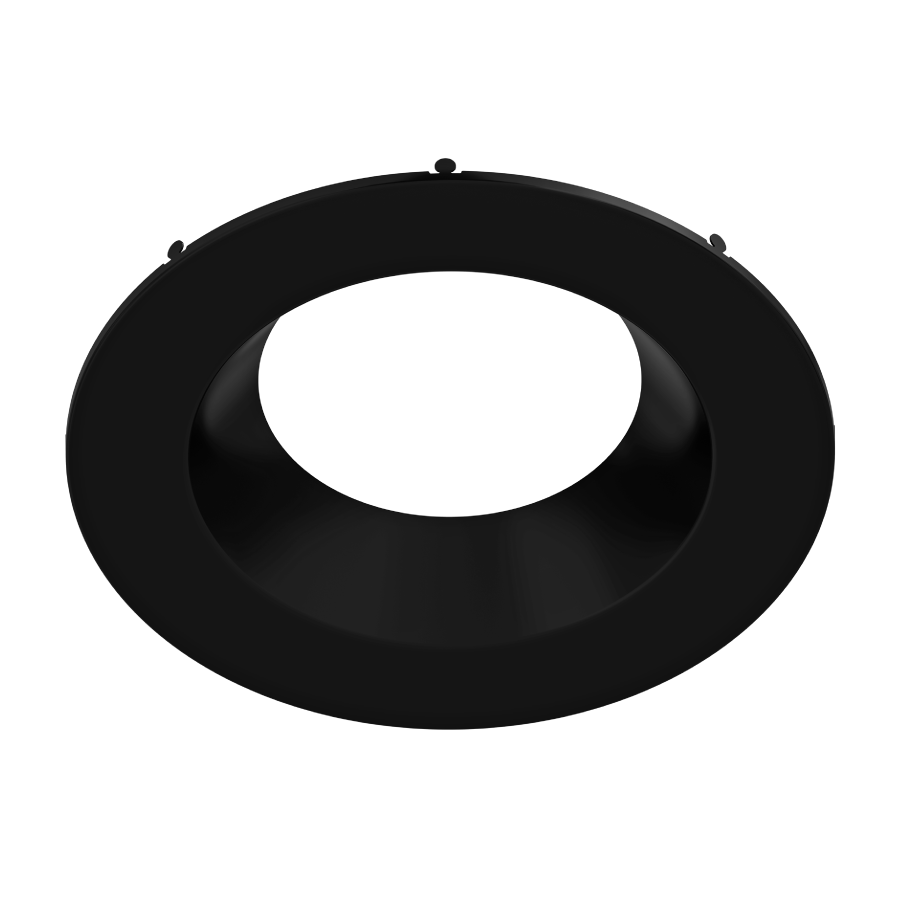 RAB DLTRIM/CRLEDFA10R-BS CRLEDFA 10-Inch Smooth Trim – Black Finish