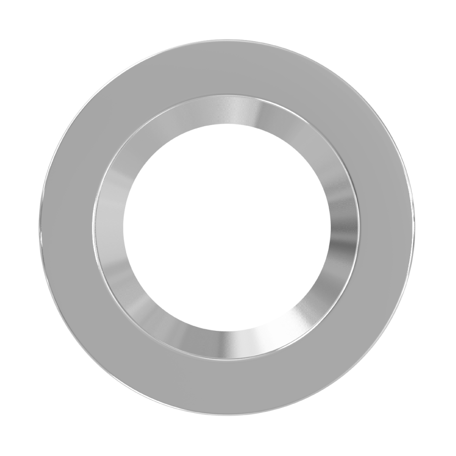 RAB DLTRIM/CRLEDFA6R-BNS CRLEDFA 6-Inch Smooth Trim – Brushed Nickel Finish