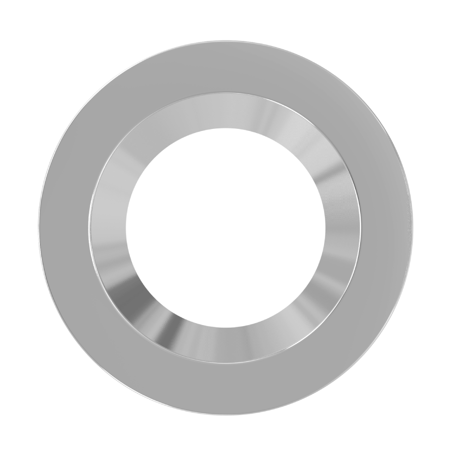 RAB DLTRIM/CRLEDFA8R-BNS CRLEDFA 8-Inch Smooth Trim – Brushed Nickel Finish