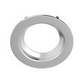 RAB DLTRIM/R4RS-BN 4in Recessed Retrofit Downlight Trim – Round – Smooth Trim – Brushed Nickel Finish