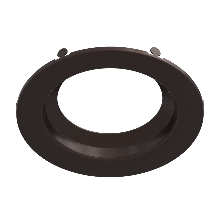 RAB DLTRIM/R4RS-BRZ 4in Recessed Retrofit Downlight Trim – Round – Smooth Trim – Deep Bronze Finish