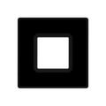 RAB DLTRIM/WFRL4S-BB WFRL 4 Inch Square Wafer Color Trim – Black Baffle