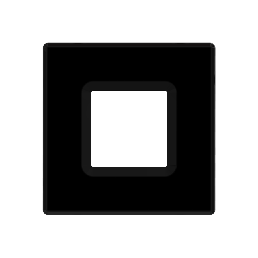 RAB DLTRIM/WFRL4S-BB WFRL 4 Inch Square Wafer Color Trim – Black Baffle