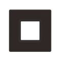 RAB DLTRIM/WFRL4S-BRB WFRL 4 Inch Square Wafer Color Trim – Bronze Baffle