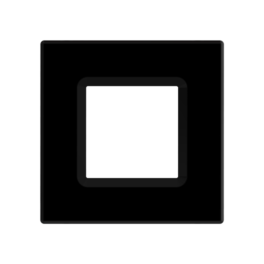 RAB DLTRIM/WFRL6S-BB WFRL 6 Inch Square Wafer Color Trim – Black Baffle