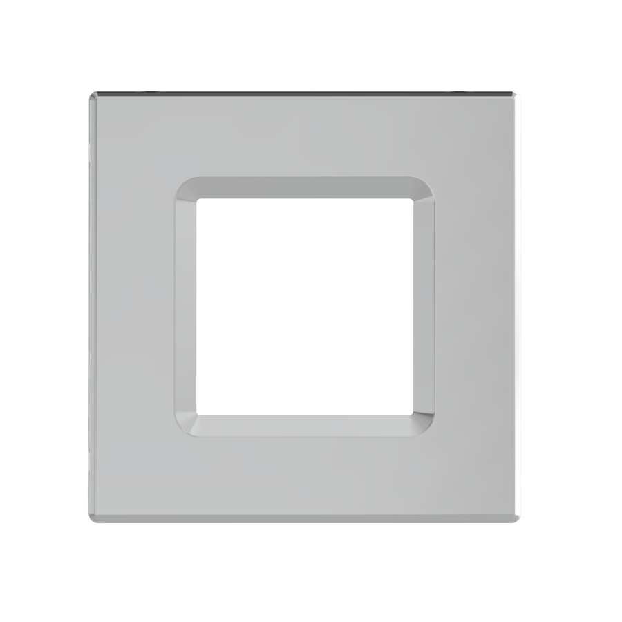 RAB DLTRIM/WFRL6S-BNB WFRL 6 Inch Square Wafer Color Trim – Brushed Nickel Baffle