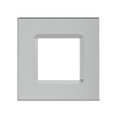 RAB DLTRIM/WFRL6S-BNB WFRL 6 Inch Square Wafer Color Trim – Brushed Nickel Baffle
