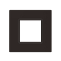 RAB DLTRIM/WFRL6S-BRB WFRL 6 Inch Square Wafer Color Trim – Bronze Baffle