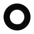 RAB DLTRIM/R4RB-B-L 4in Recessed Retrofit Downlight Trim – Round – Baffle Trim – Black Finish
