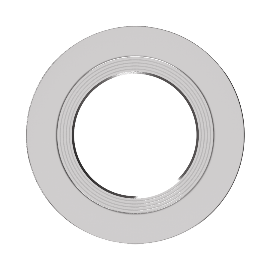 RAB DLTRIM/R4RB-BN-L 4in Recessed Retrofit Downlight Trim – Round – Baffle Trim – Brushed Nickel Finish