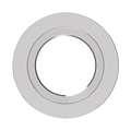 RAB DLTRIM/R4RB-BN-L 4in Recessed Retrofit Downlight Trim – Round – Baffle Trim – Brushed Nickel Finish