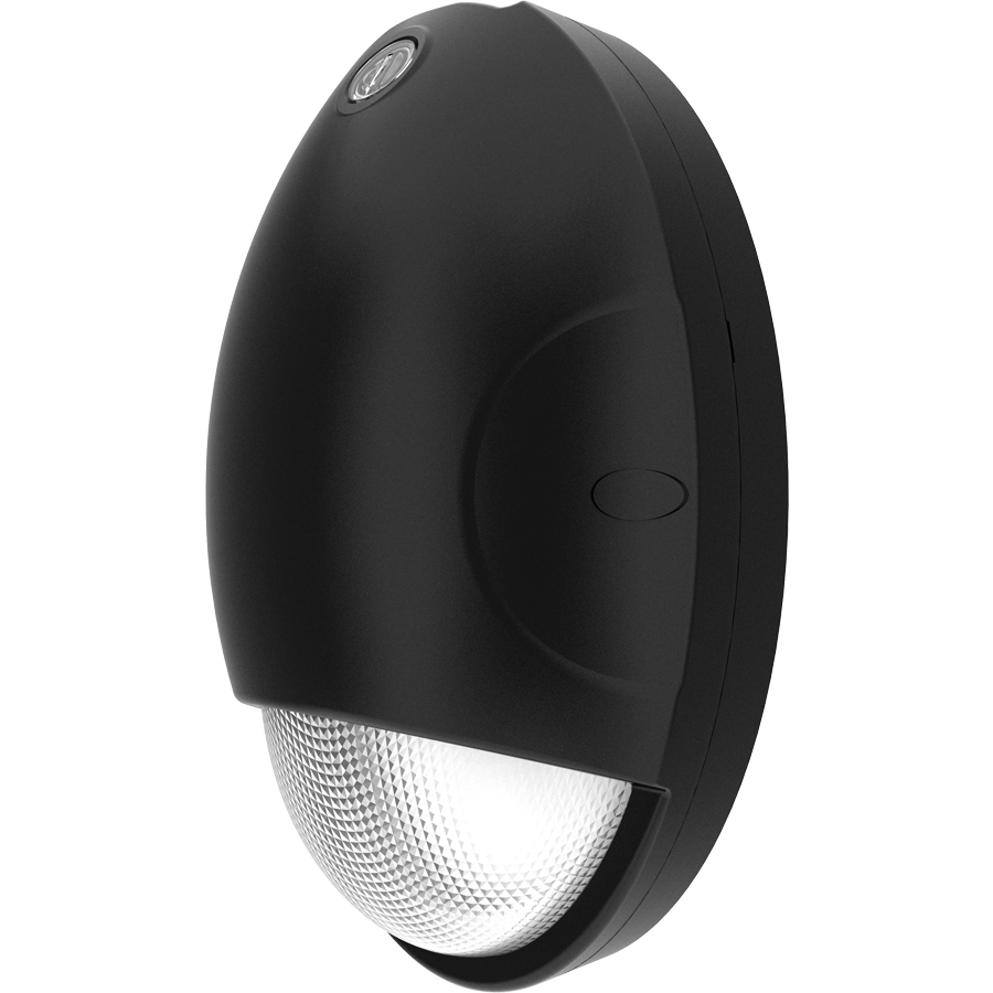 RAB DROPB Mini Wall Pack – 15W – Selectable 3500K/4000K/5000K – 1740-1815 Lumens – 120-277V – Black Finish