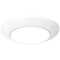 RAB DSK34-6/LCB DSK34 Lightcloud Blue Smart Disk Light – 6" Round – 15W – 1100 Lumens – Selectable 2700K-6500K – 120V – 90 CRI – White Finish