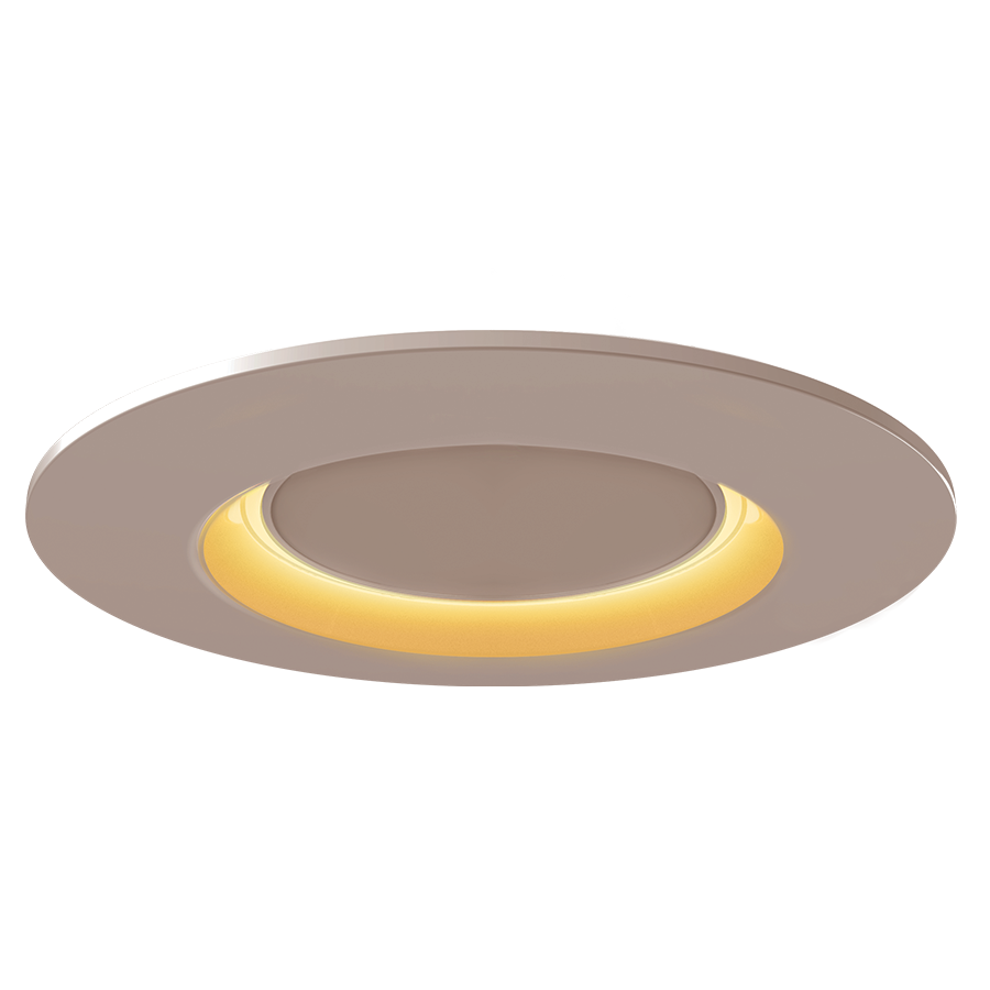 RAB ECLPS6 ECLIPSE 6in Recessed Retrofit Light with Night Light – 9.5W Main Light + 5W Night Light – 2700K–5000K – 120V – White Finish