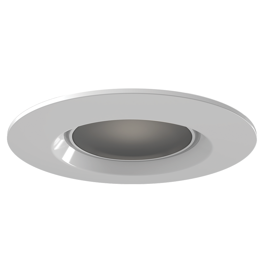 RAB ECLPS6 ECLIPSE 6in Recessed Retrofit Light with Night Light – 9.5W Main Light + 5W Night Light – 2700K–5000K – 120V – White Finish