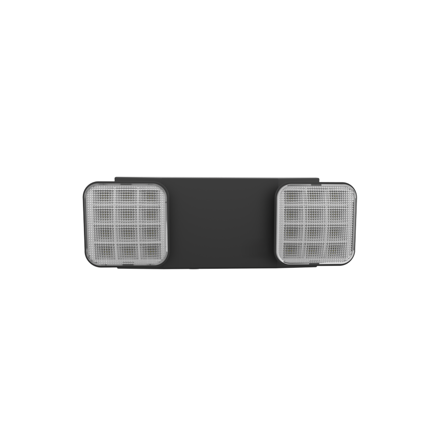 RAB EM-R-B EM Emergency Light – Dual Head – Remote Capacity – Black Housing – 120-277V – 200 Lumens