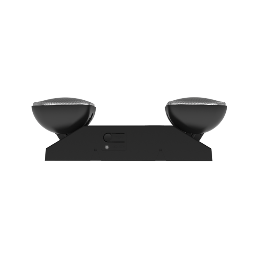 RAB EM-B EM Emergency Light – Dual Head – Black Housing – 120-277V – 200 Lumens