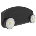 RAB EM34-B EM34 Emergency Light – Dual Head – Black Housing – 120-277V – 160 Lumens