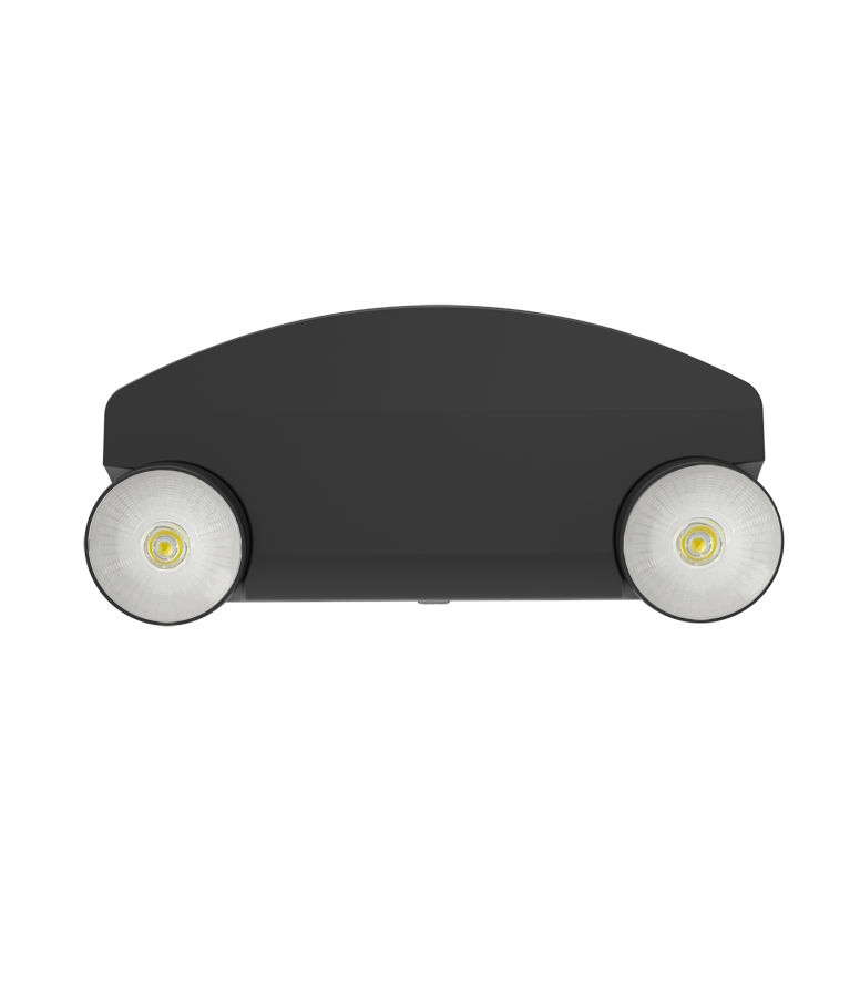 RAB EM34-B EM34 Emergency Light – Dual Head – Black Housing – 120-277V – 160 Lumens