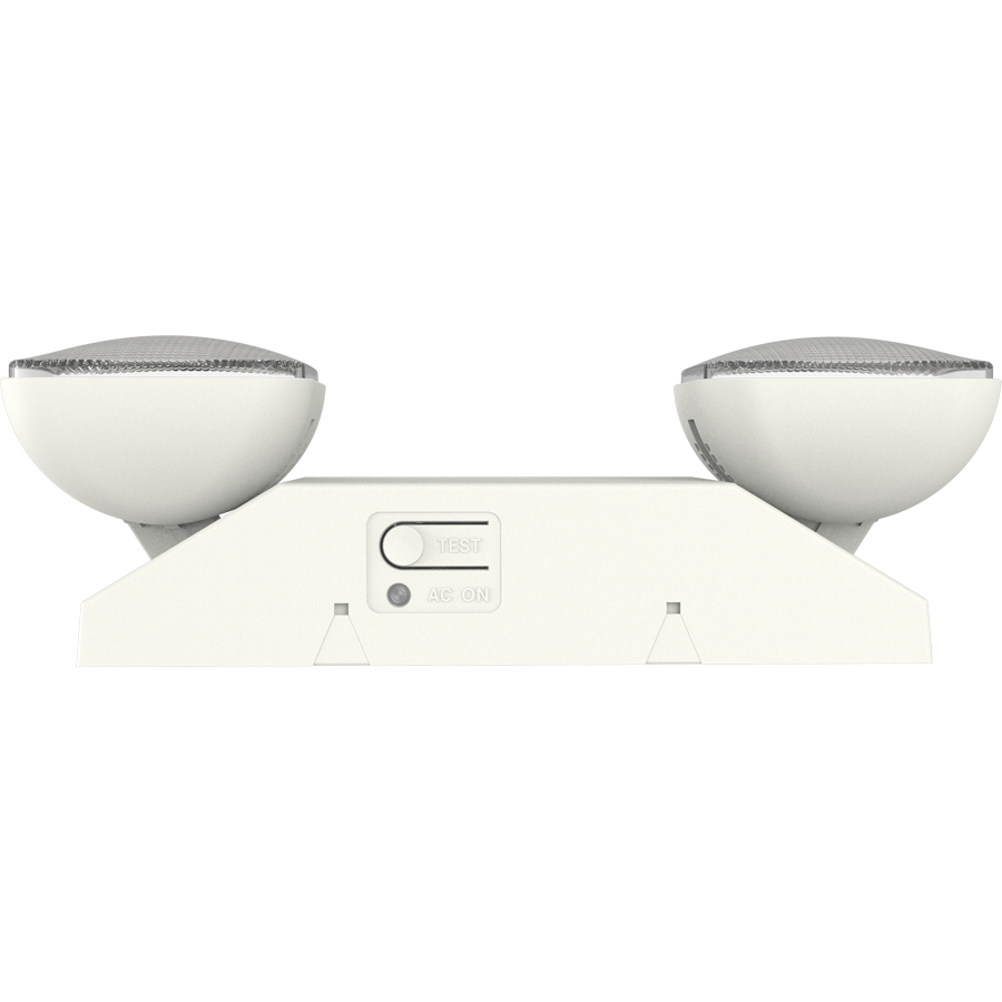 RAB EM-R EM Emergency Light – Dual Head – Remote Capacity – White Housing – 120-277V – 200 Lumens
