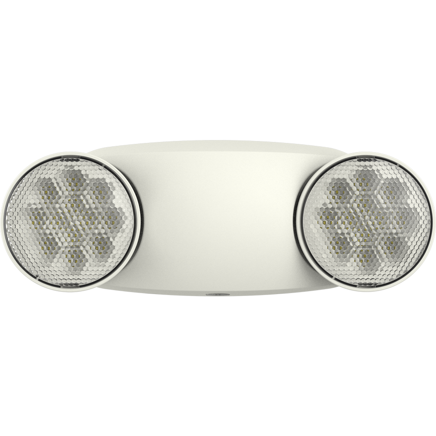 RAB EMR-R Emergency Light – Dual Head – Remote Capacity – White Housing – 120-277V – 200 Lumens
