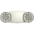 RAB EMR-R Emergency Light – Dual Head – Remote Capacity – White Housing – 120-277V – 200 Lumens