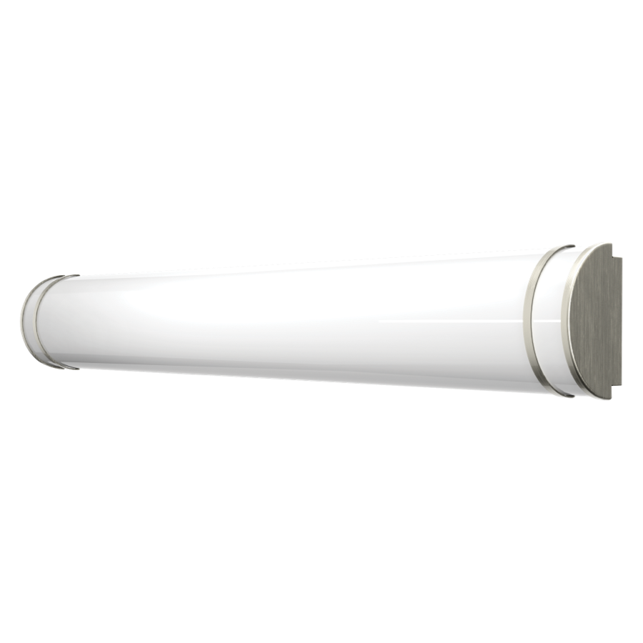 RAB ENCT-36BN Vanity Light – 36" – Selectable 2700K/3000K/3500K/4000K/5000K – 3200 Lumens – 120V – Dimmable – Brushed Nickel Finish