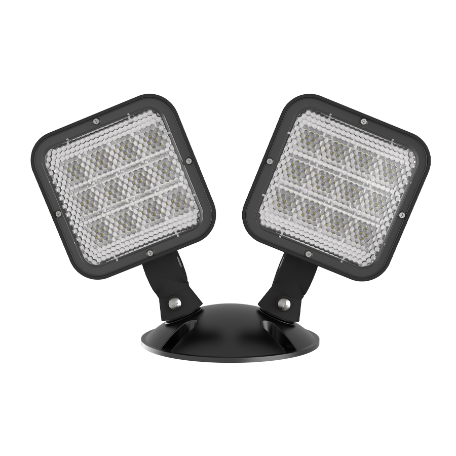 RAB EREMOTEOUT-B Outdoor Remote Head – Dual Head – 3.6-15V – Black Housing – 180 Lumens
