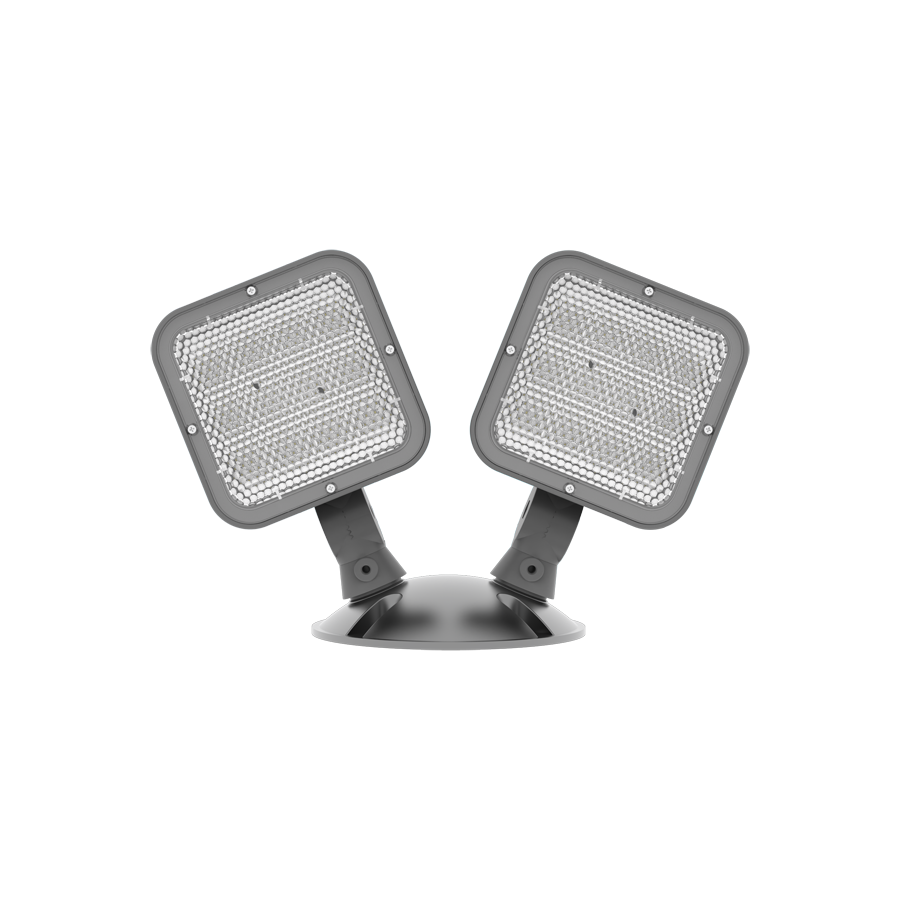 RAB EREMOTEOUT Outdoor Remote Head – Dual Head – 3.6-15V – Gray Housing – 180 Lumens