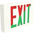 RAB EXIT-R Exit Sign – Universal Face – Red/Green Letters – Remote Capacity – 120-277V